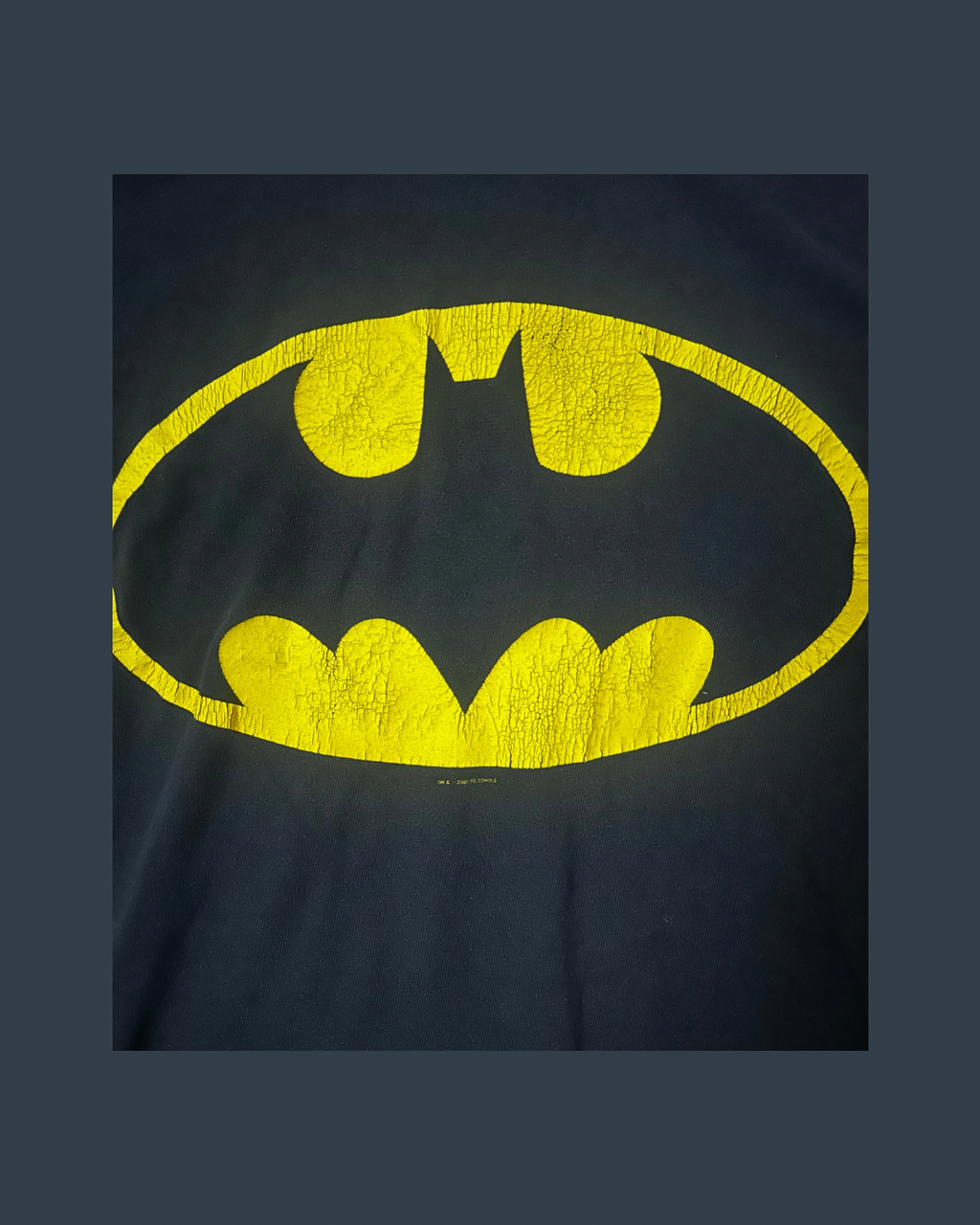 Vintage 2001 Batman Logo Tee