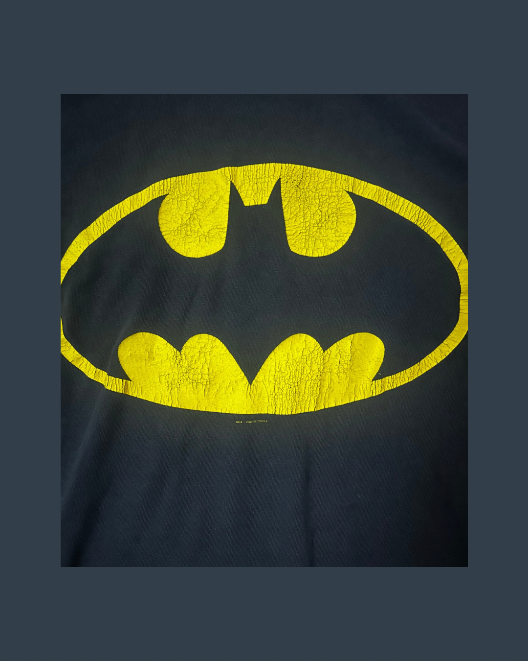 Vintage 2001 Batman Logo Tee